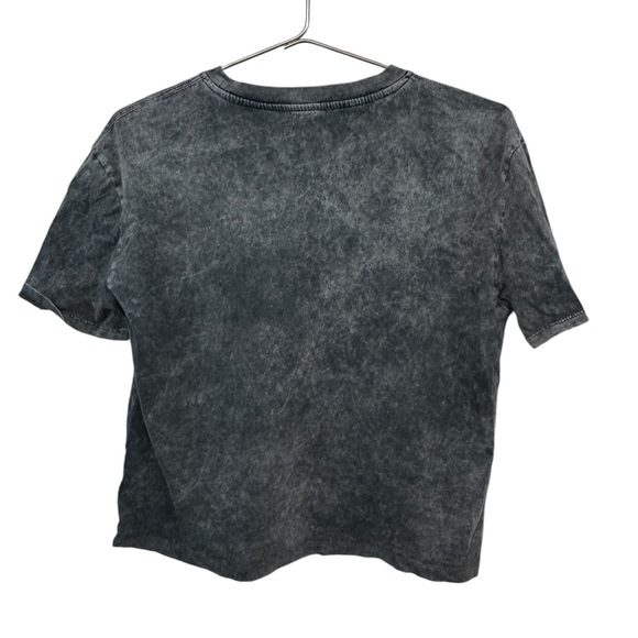 Retro High End Zara Black Gray Acid Wash Women’s M T-Shirt MINTY - Picture 2 of 4